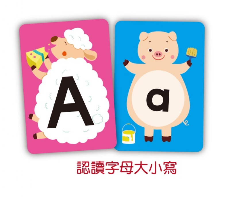 【兒童益智教具—N次寫】ABC字母學習卡 4 in 1